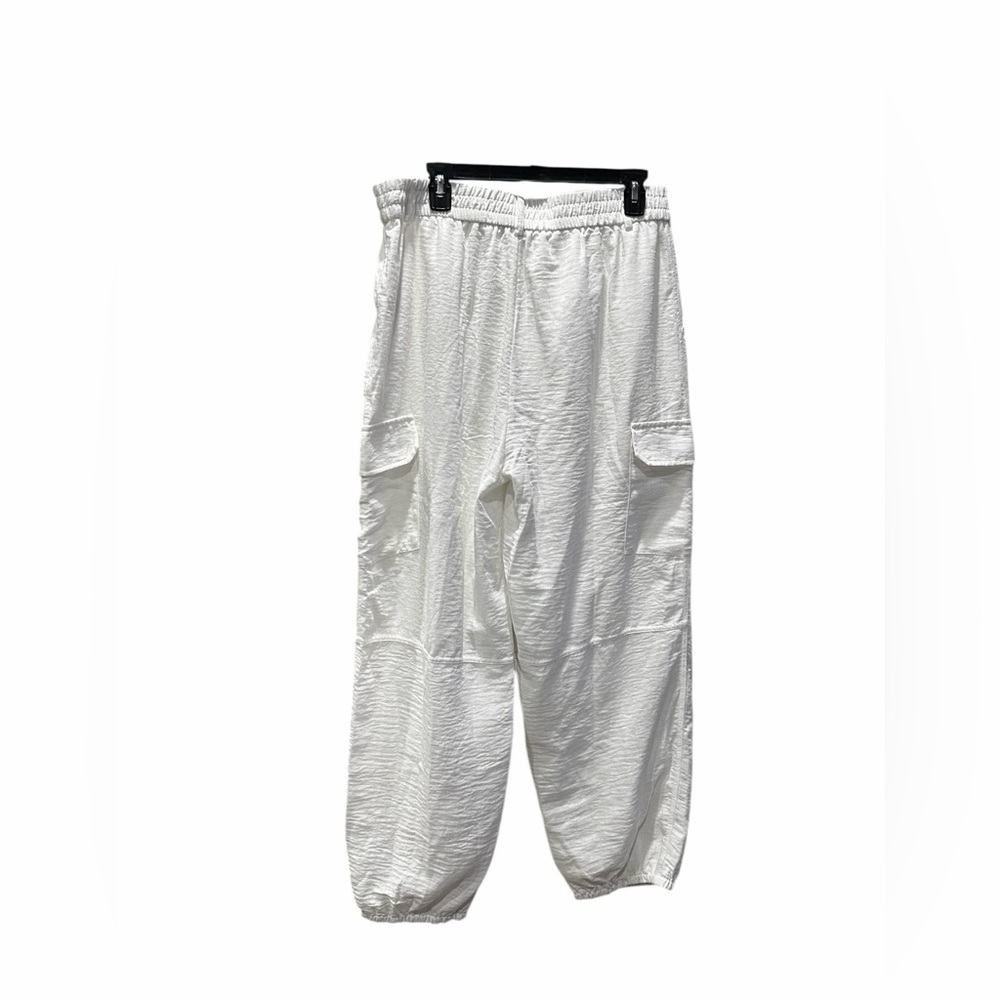 Lulus Effortlessly Breezy Ivory Cargo Jogger Pants XL NEW NWT - Picture 4 of 5